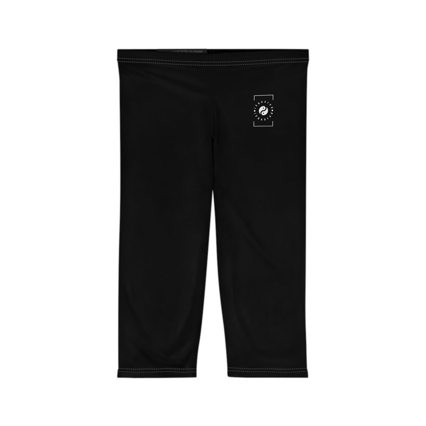 Pure Black - Capri Shorts