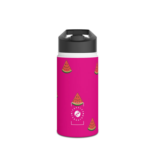 #DF0086 Pink + Watermelon - Water Bottle