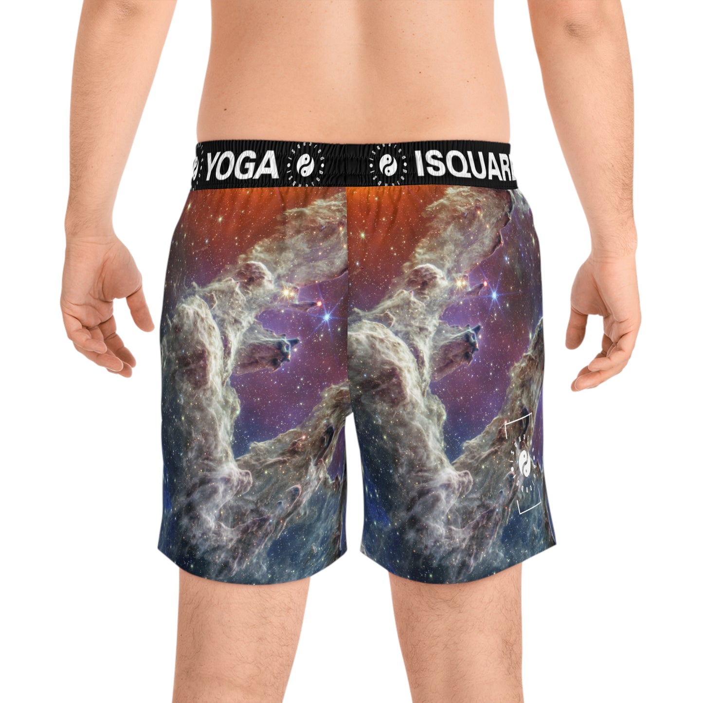 Pillars of Creation (NIRCam and MIRI Composite Image) - JWST Collection - Swim Shorts (Mid-Length) for Men