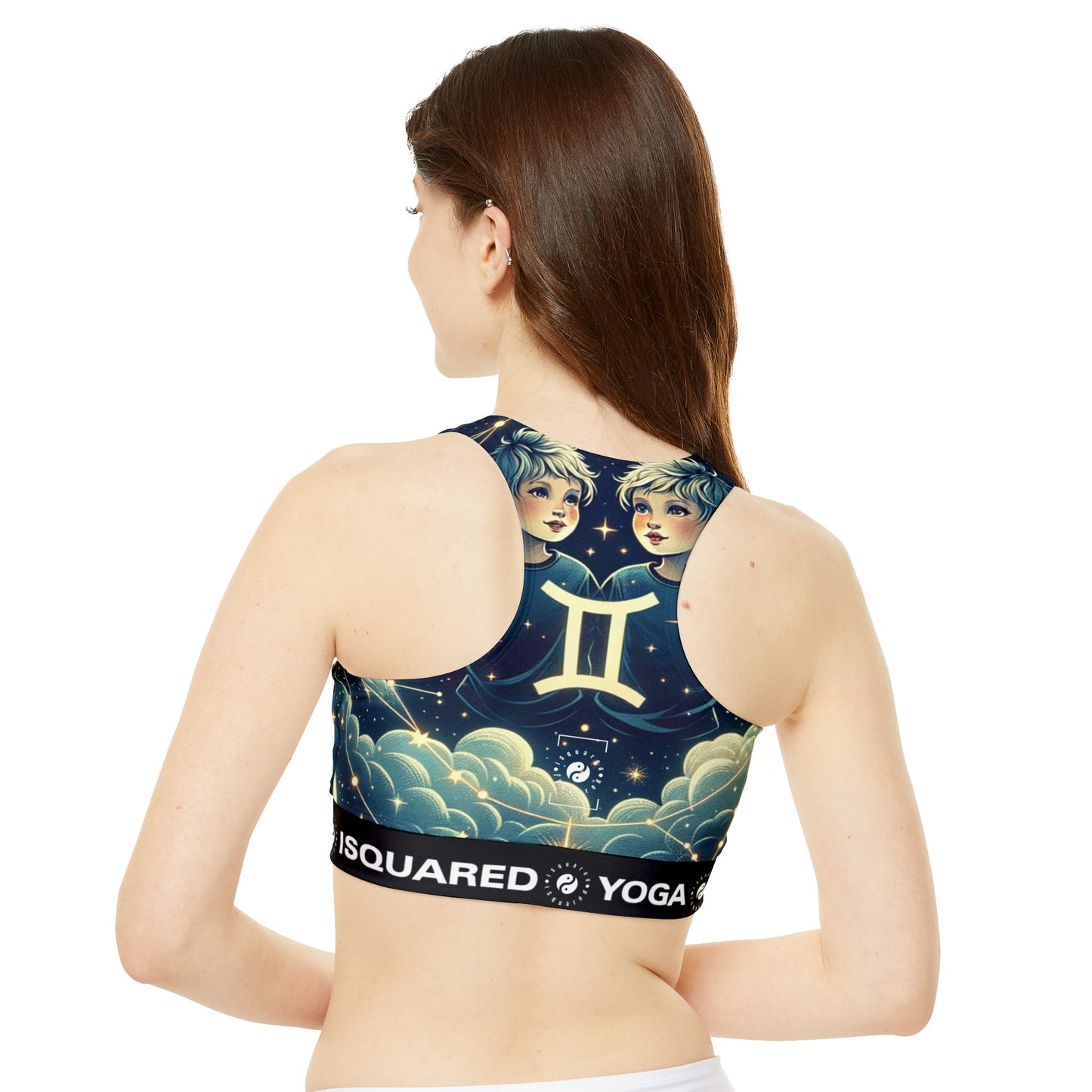 "Celestial Twinfinity" - High Neck Crop Top