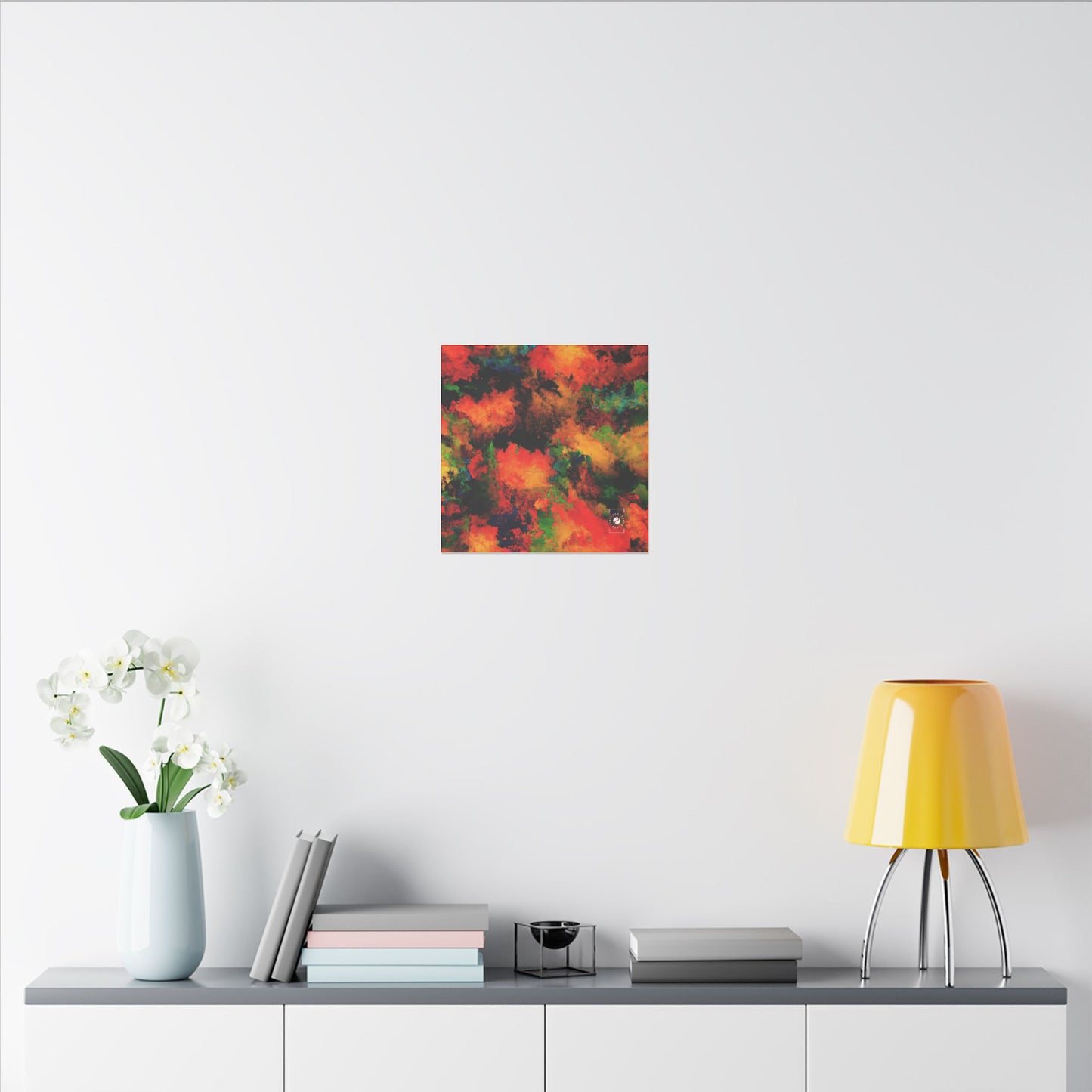 Luminous Whispers Symphony - Art Print Canvas