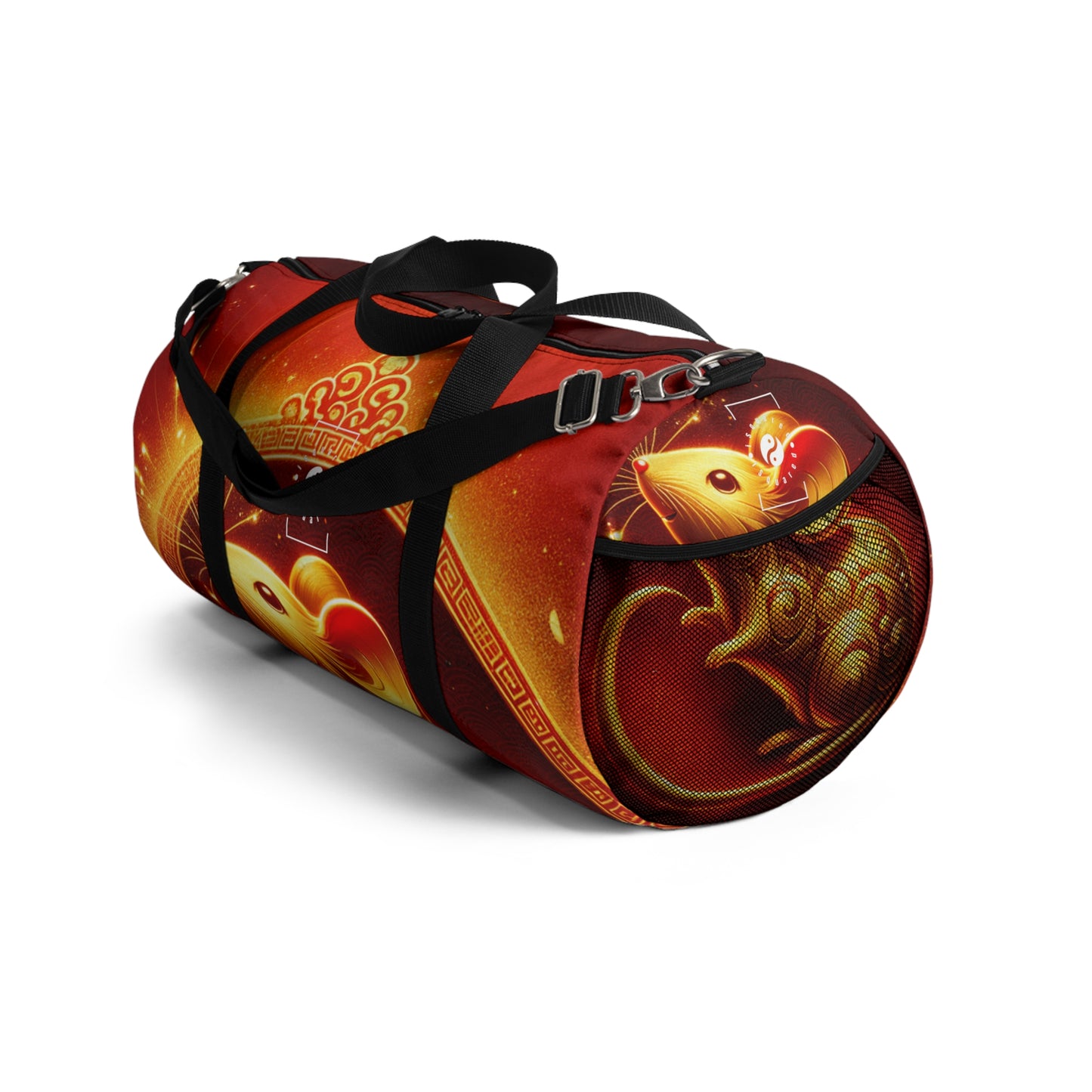 "Golden Emissary: A Lunar New Year's Tribute" - Duffle Bag