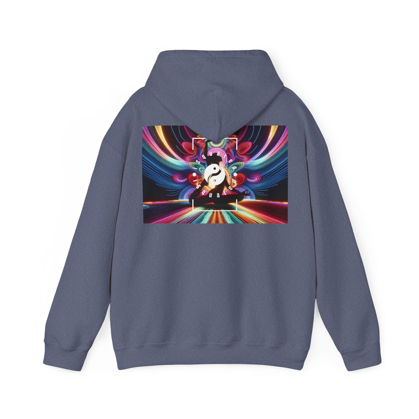 "Neon Zenith: Chromatic Balance" - Hoodie