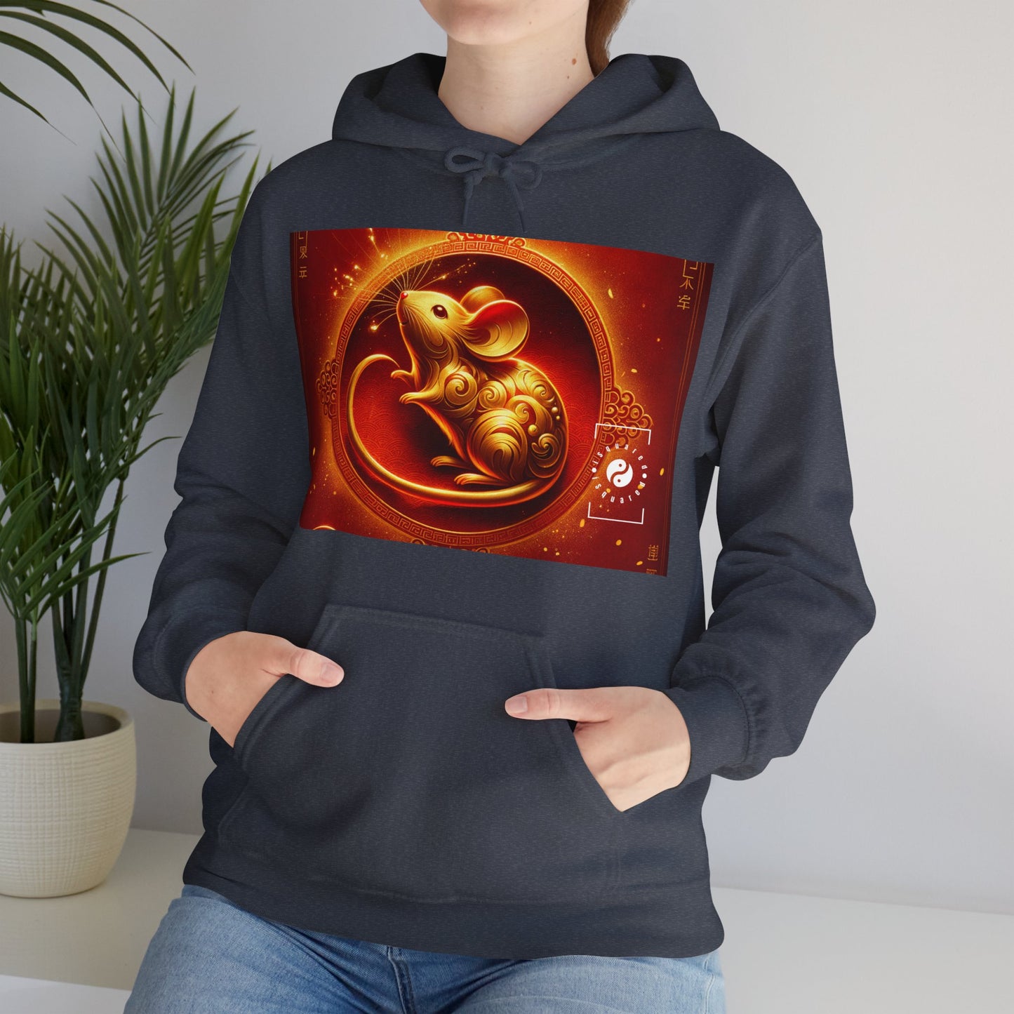 "Golden Emissary: A Lunar New Year's Tribute" - Hoodie