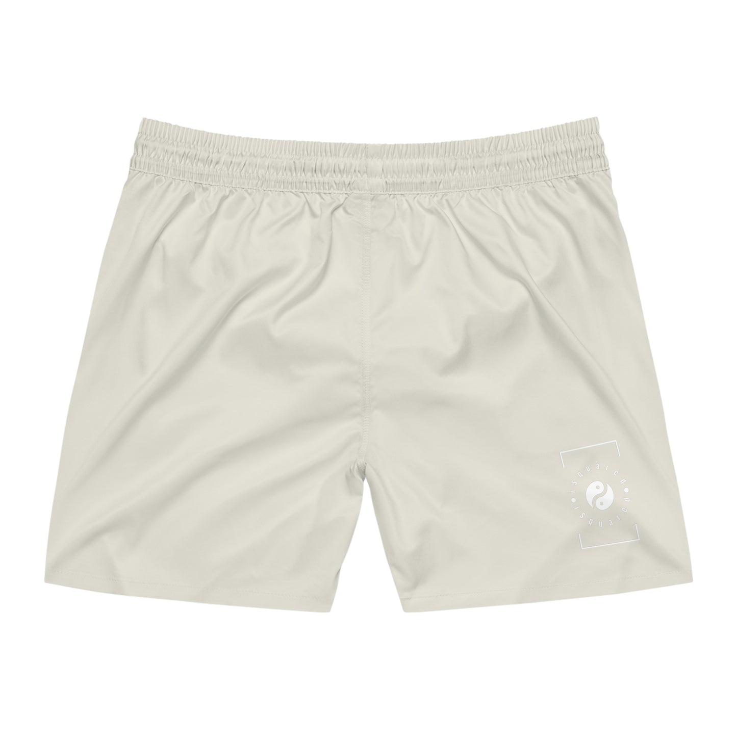 #E9E7DA Ivory - Short de bain (couleur unie) pour homme