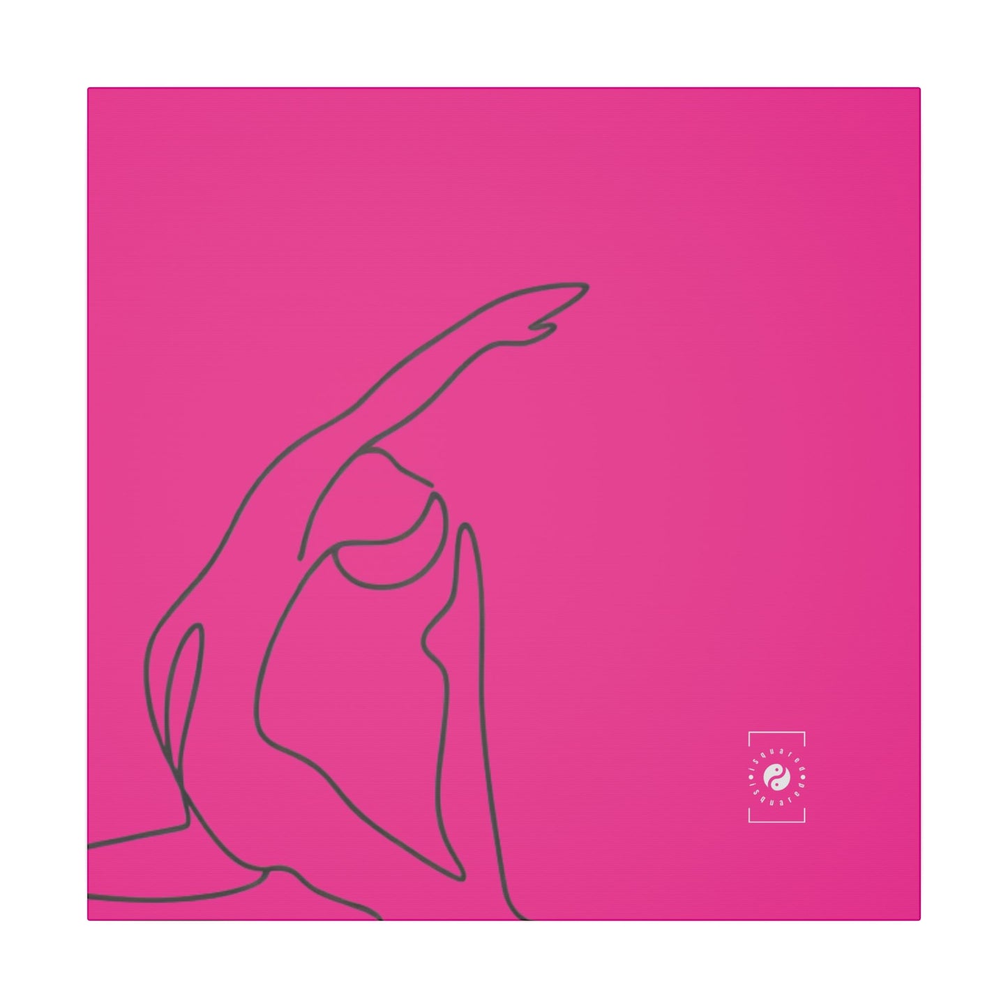 Line Art Pigeon Pose - Art Print Canvas