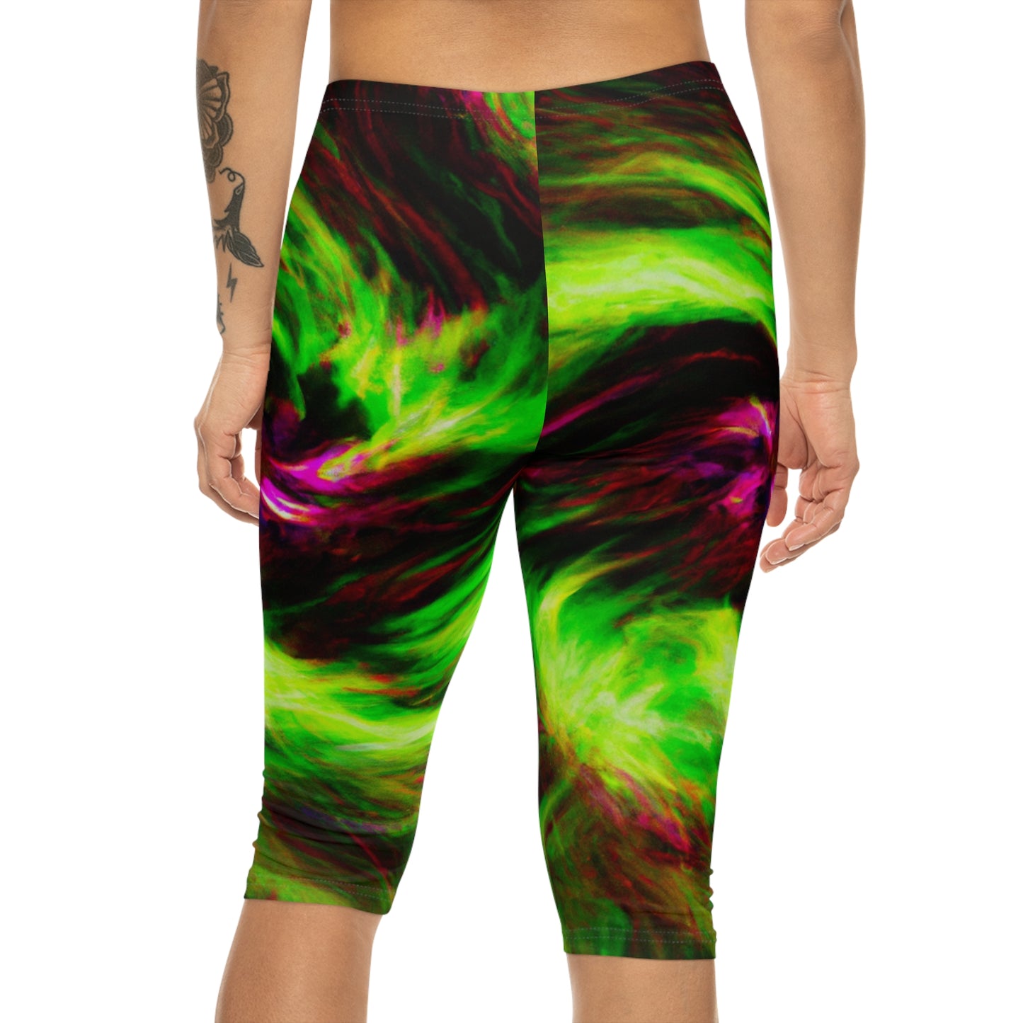 "Galactic Fusion" - Capri Shorts