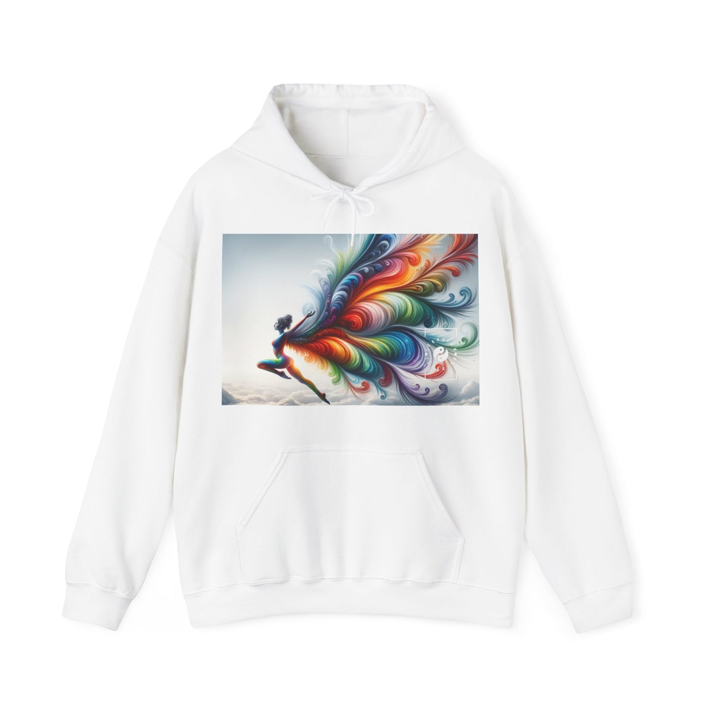 "Yogini's Rainbow Flight" - Hoodie