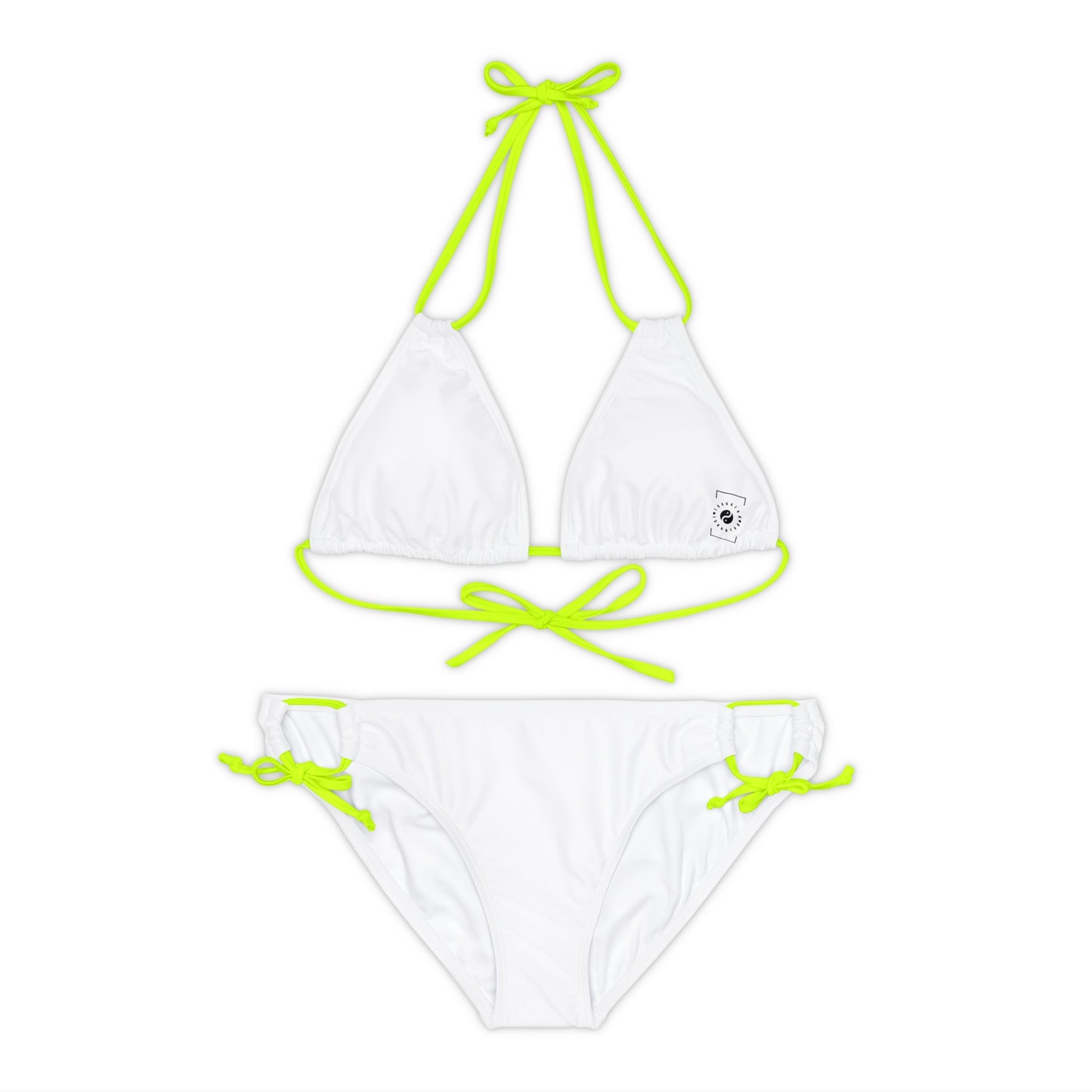 Angel White - Ensemble bikini à lacets 