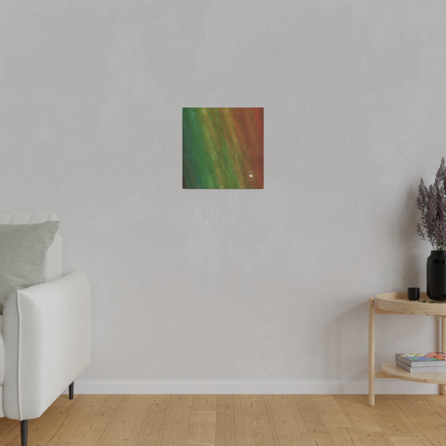 Subtle Rainbow Mood - Art Print Canvas