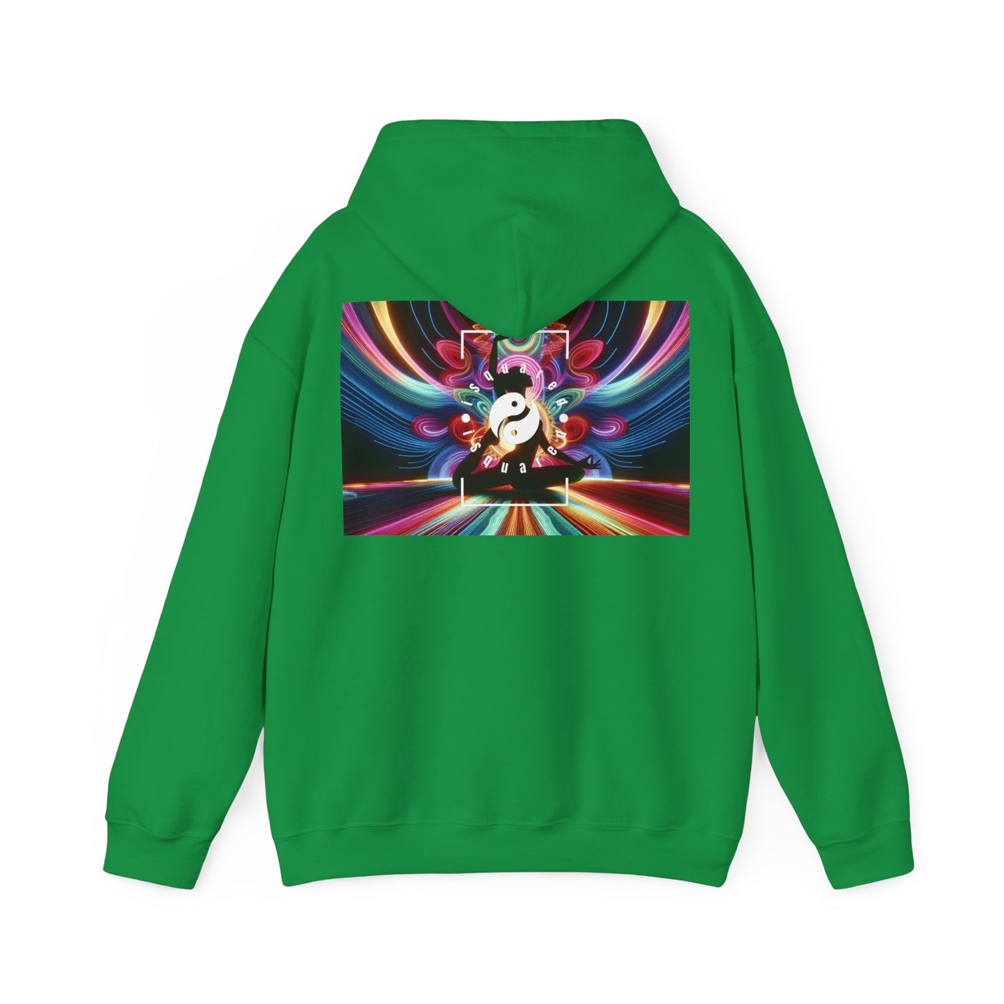 "Neon Zenith: Chromatic Balance" - Hoodie