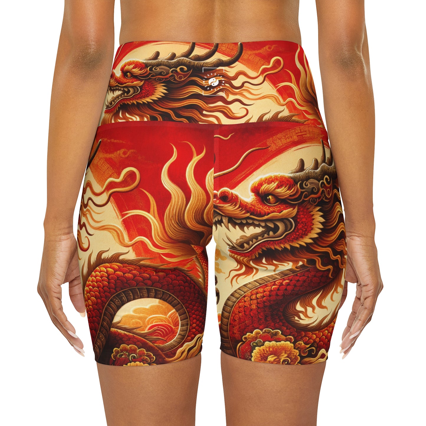 "Golden Dragon Dance in the Crimson Twilight" - shorts