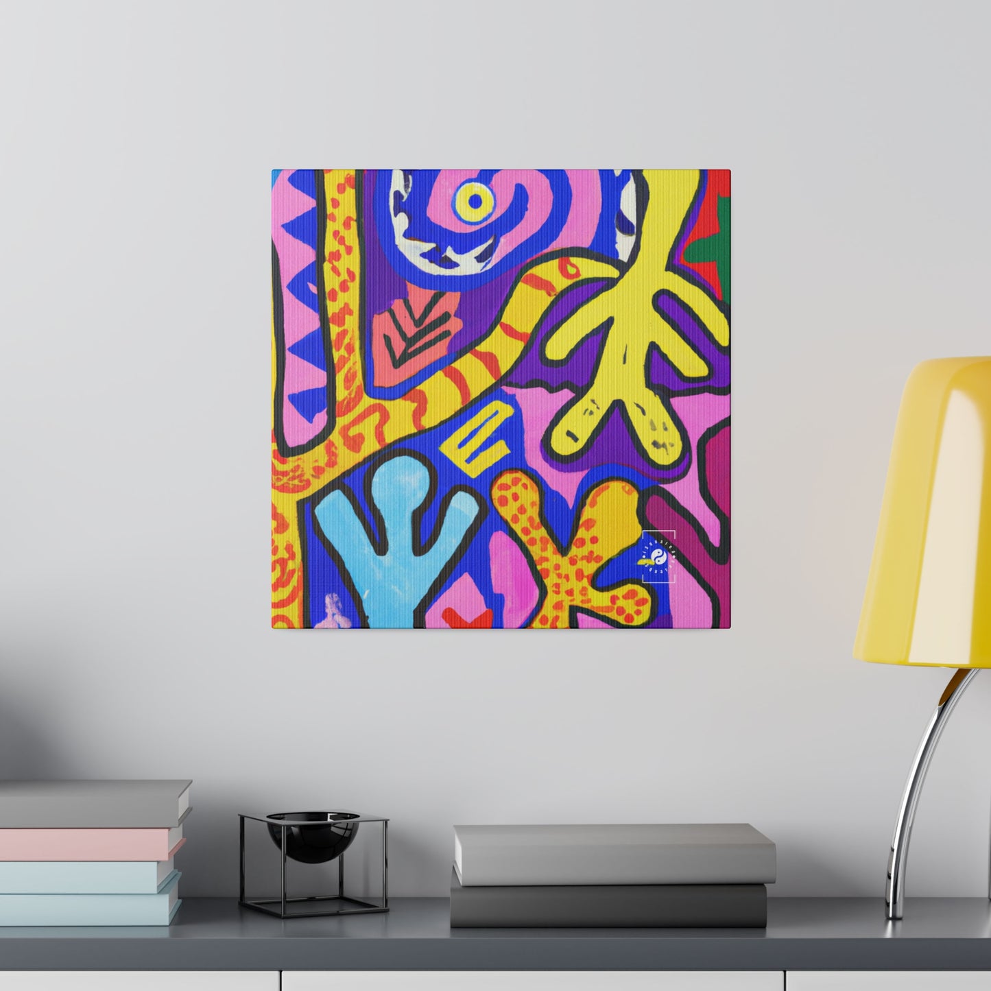 "Symbolic Jamboree" - Art Print Canvas