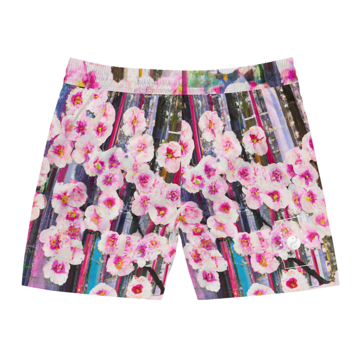 Abstract Bloom 05 - Swim Shorts (Mid-Length) for Men