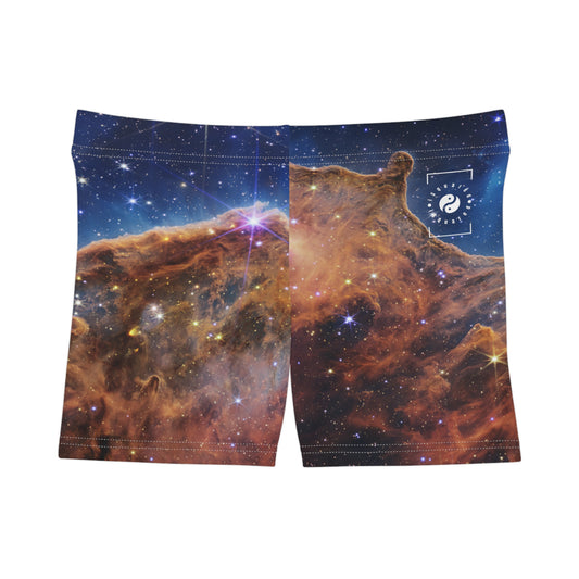 “Cosmic Cliffs” in the Carina Nebula (NIRCam Image) - JWST Collection - Mini Hot Yoga Short