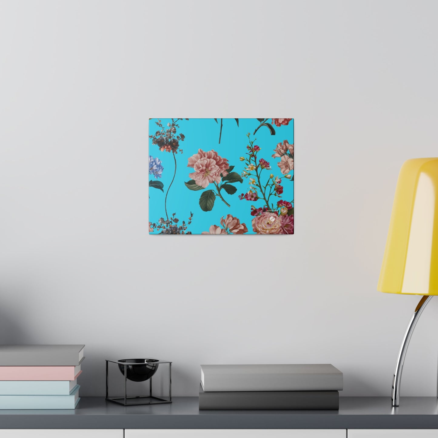 Botanicals on Azure - Art Print Canvas