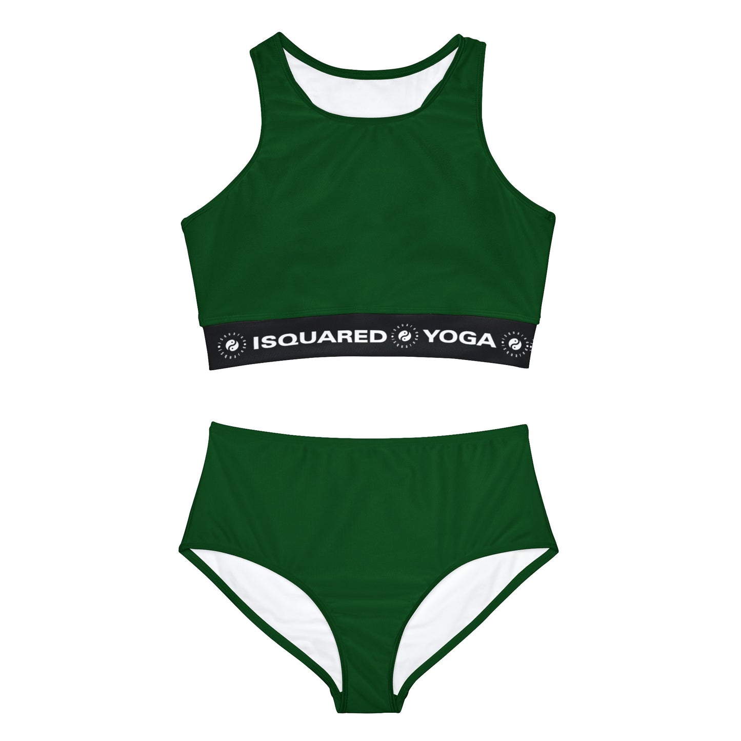 Dark Jungle - Ensemble de bikini de yoga chaud