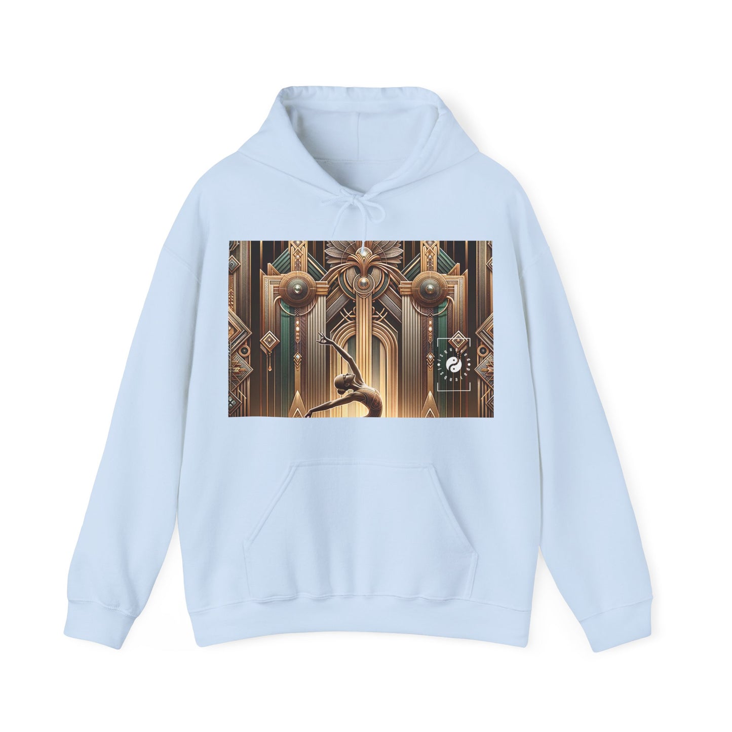 Deco Serenity: A Fusion of Opulence and Zen - Hoodie