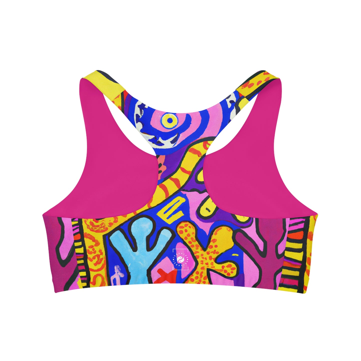 "Symbolic Jamboree" - Seamless Sports Bra