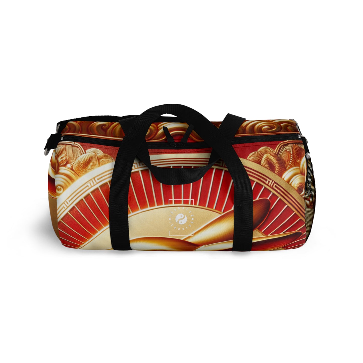 "Golden Blessings: Lunar Rabbit's Resplendence" - Duffle Bag