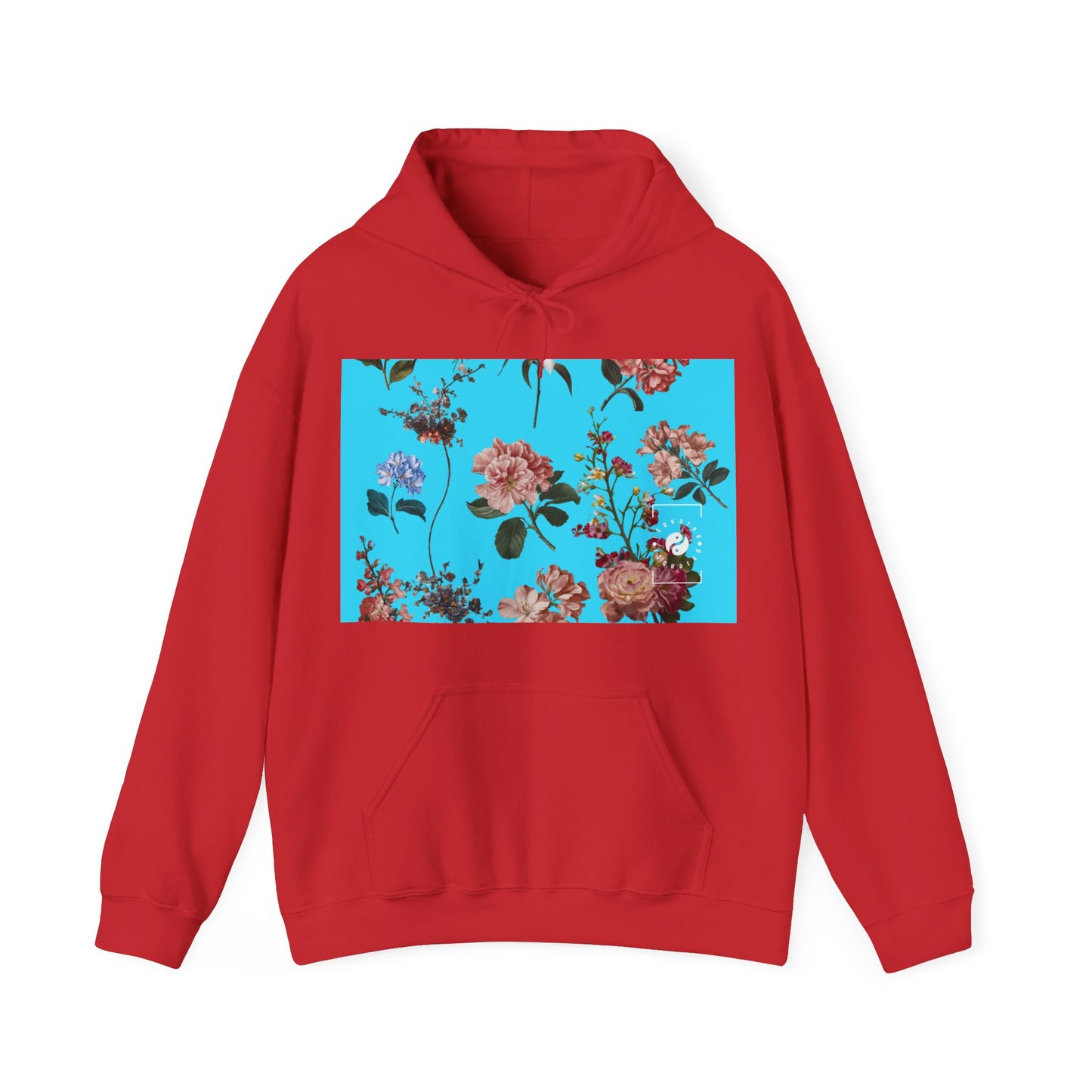 Botanicals on Azure - Hoodie