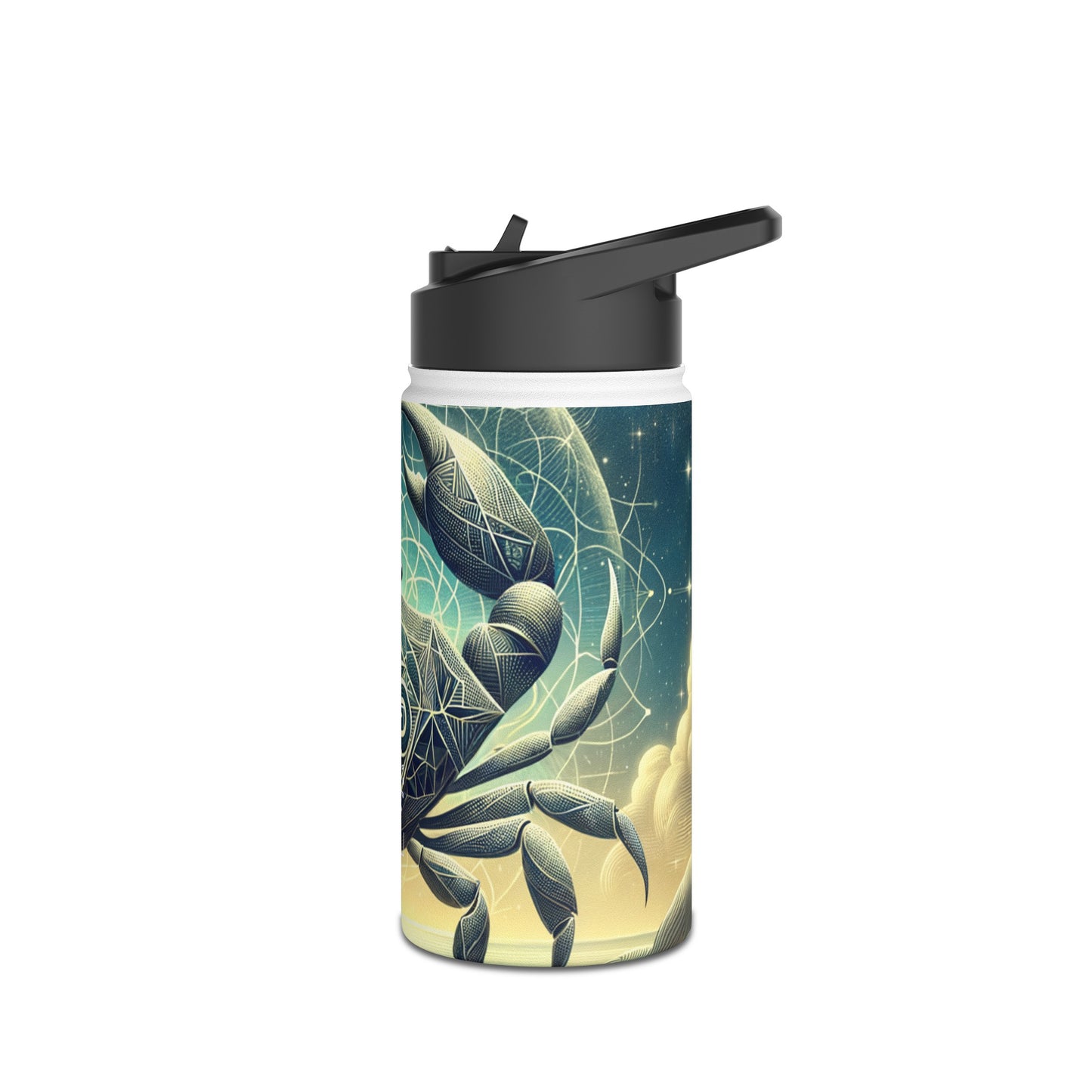 Crab Constellation Yoga - Water Bottle