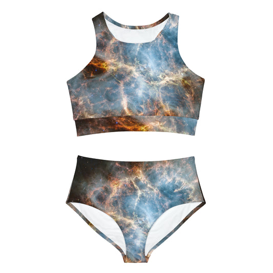Crab Nebula (NIRCam and MIRI Image) - Hot Yoga Bikini Set