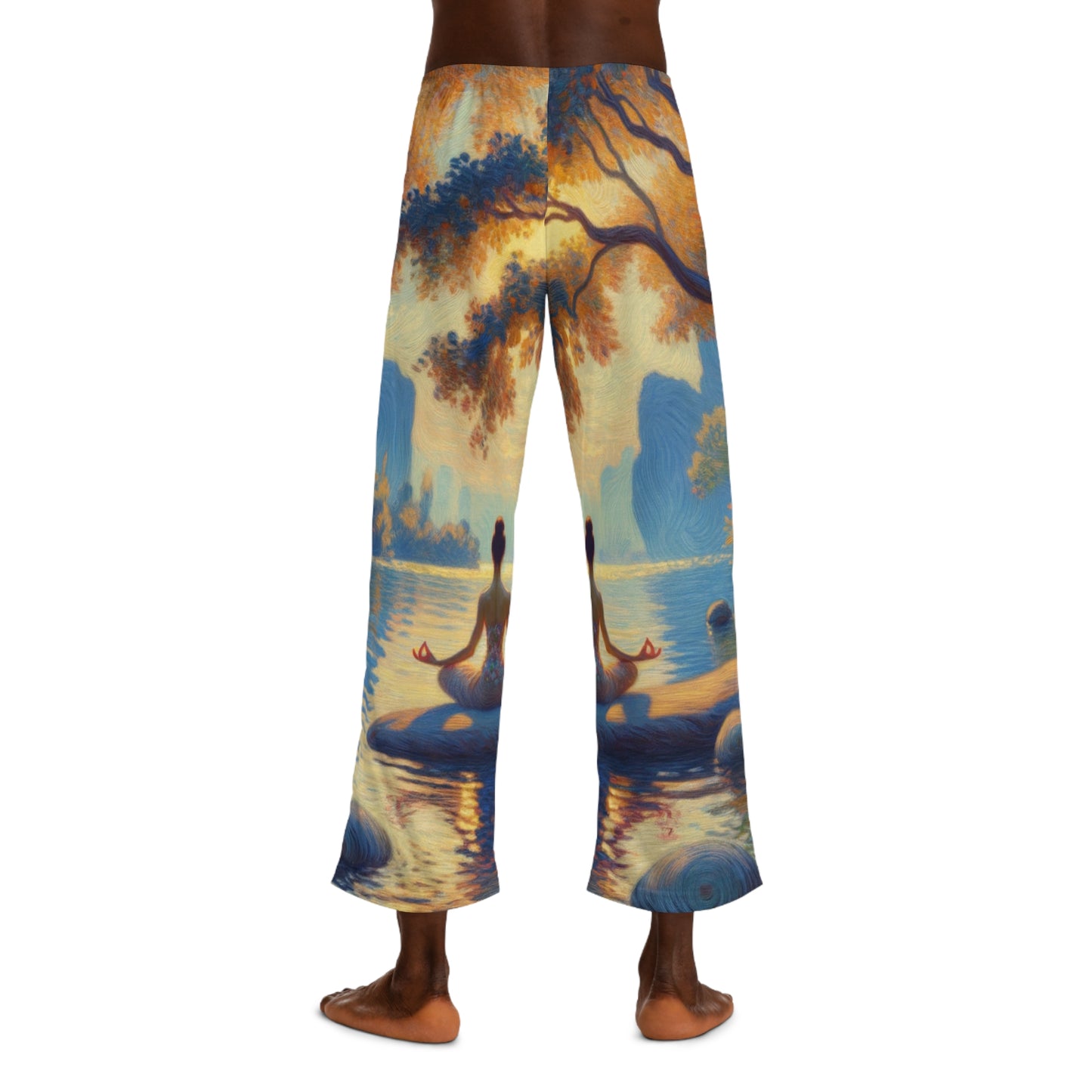 "Zen Blossom Alignment" - men's Lounge Pants