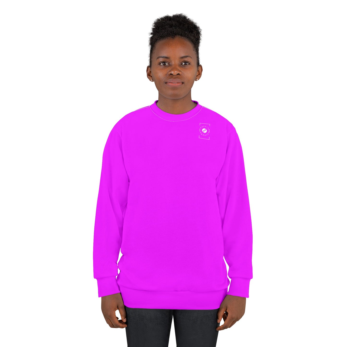 #f000ff Violet Néon - Sweat-shirt unisexe