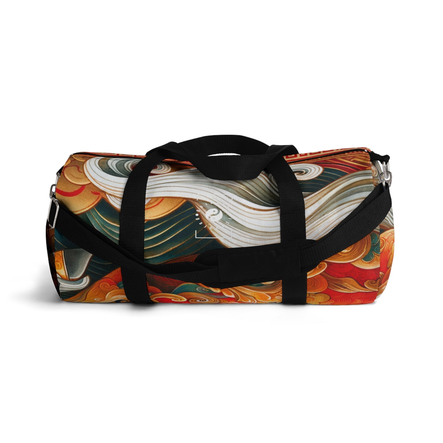 "Gold Gallop on Vermilion Vista: A Lunar New Year’s Ode" - Duffle Bag