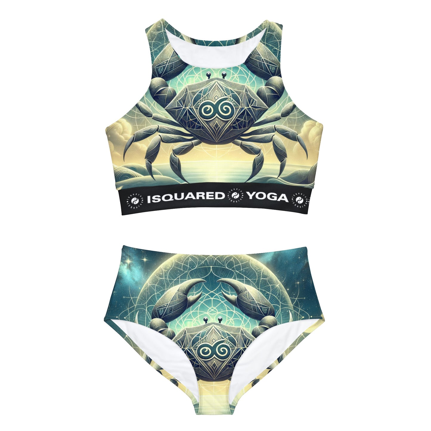 Ensemble bikini yoga chaud Constellation du crabe