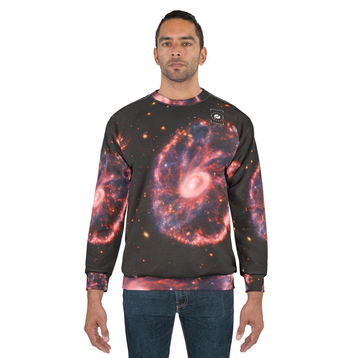 Cartwheel Galaxy (NIRCam and MIRI Composite Image) - Unisex Sweatshirt