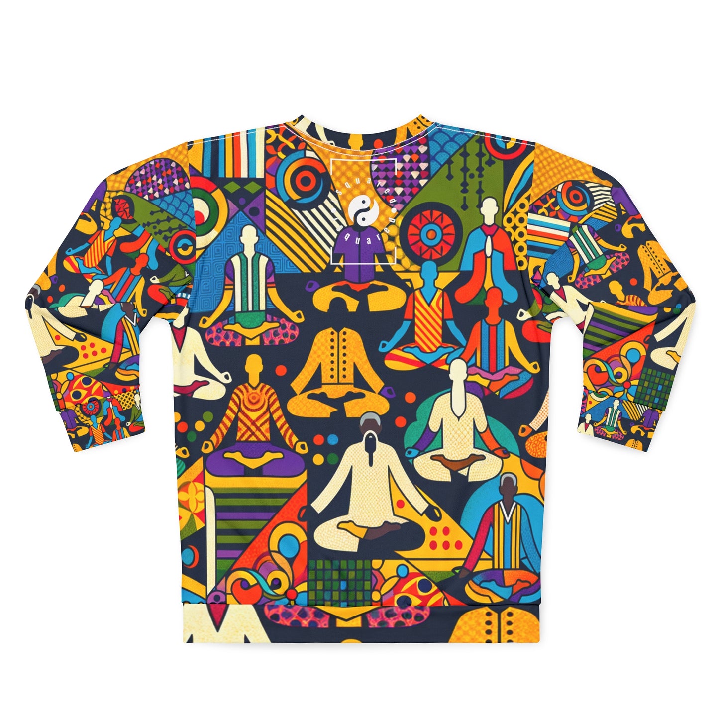 "Vibrant Sadana: Unleashing the Prana in Nouveau Réalité" - Unisex Sweatshirt