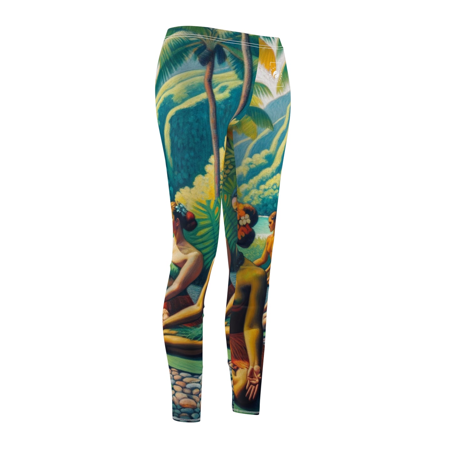 Tahitian Tranquility - Casual Leggings