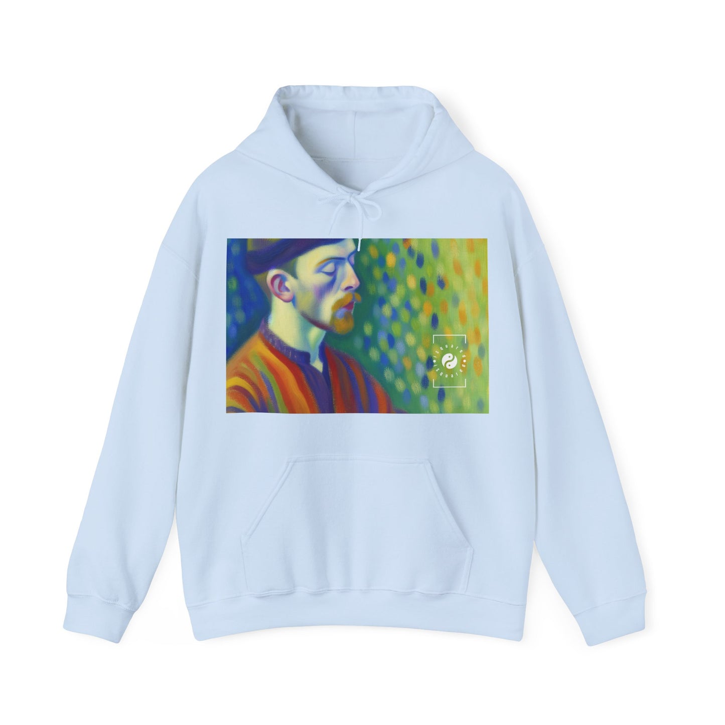 "Serene Resilience: A Frida's Solitude in hues" - Hoodie