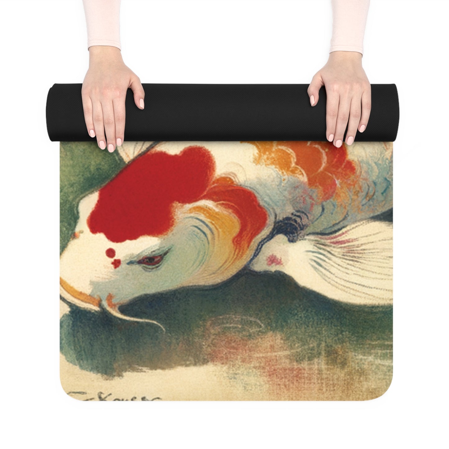 Koi Lily Pond - Tapis de yoga 