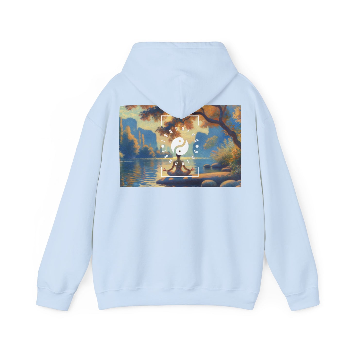 "Alignement des fleurs zen" - Sweat à capuche