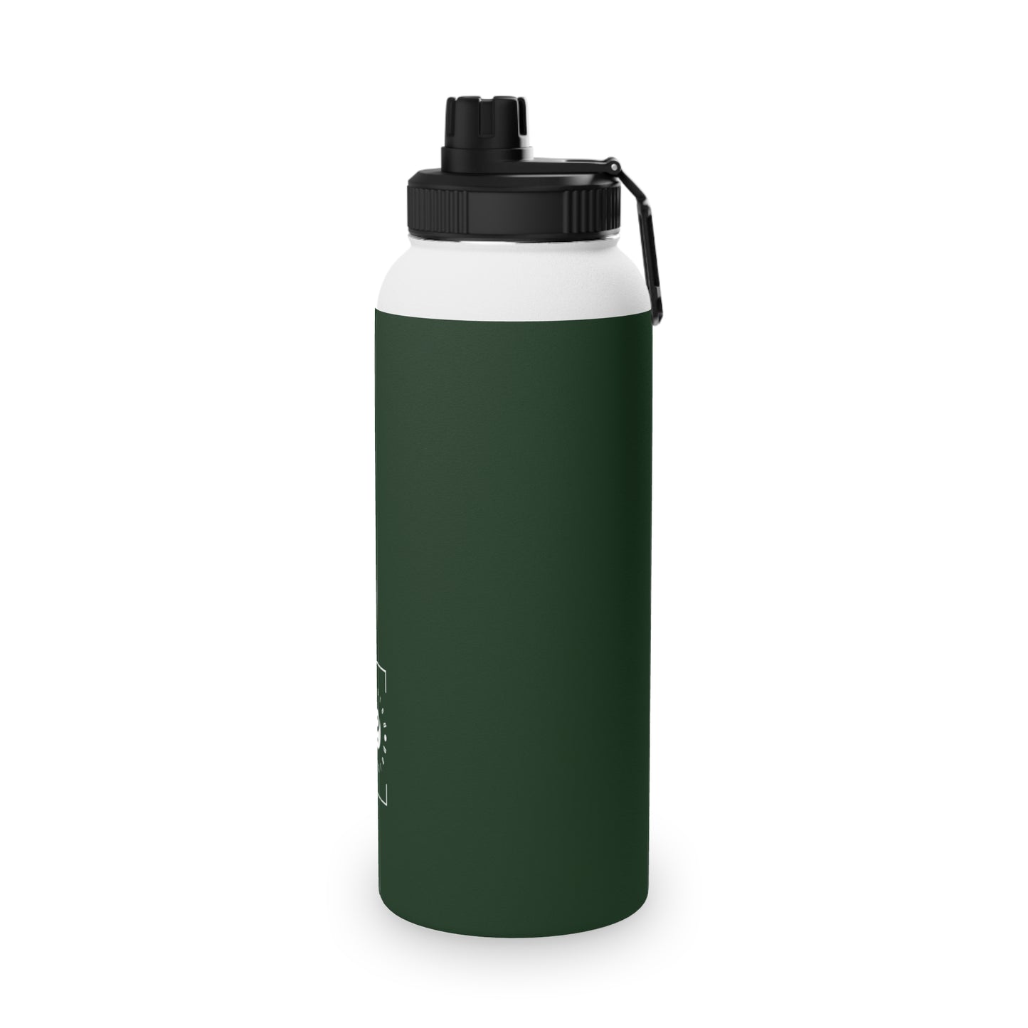 #153B1C Forest Green - Sports Water Bottle