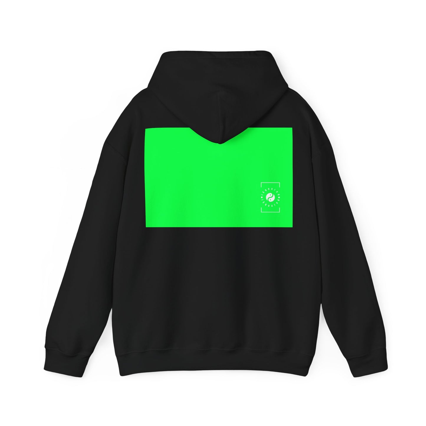 #0FFF50 Vert fluo - Sweat à capuche