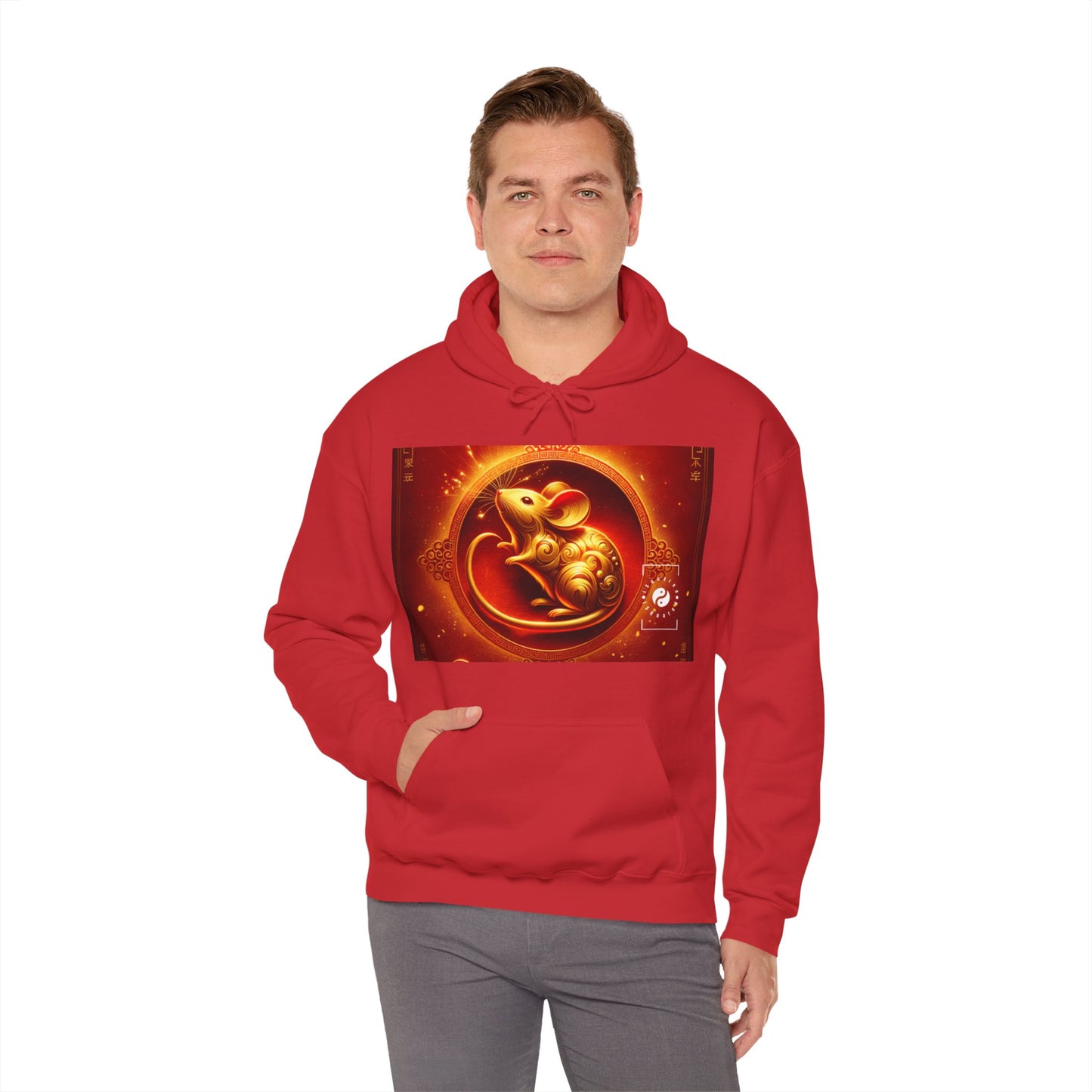 "Golden Emissary: A Lunar New Year's Tribute" - Hoodie