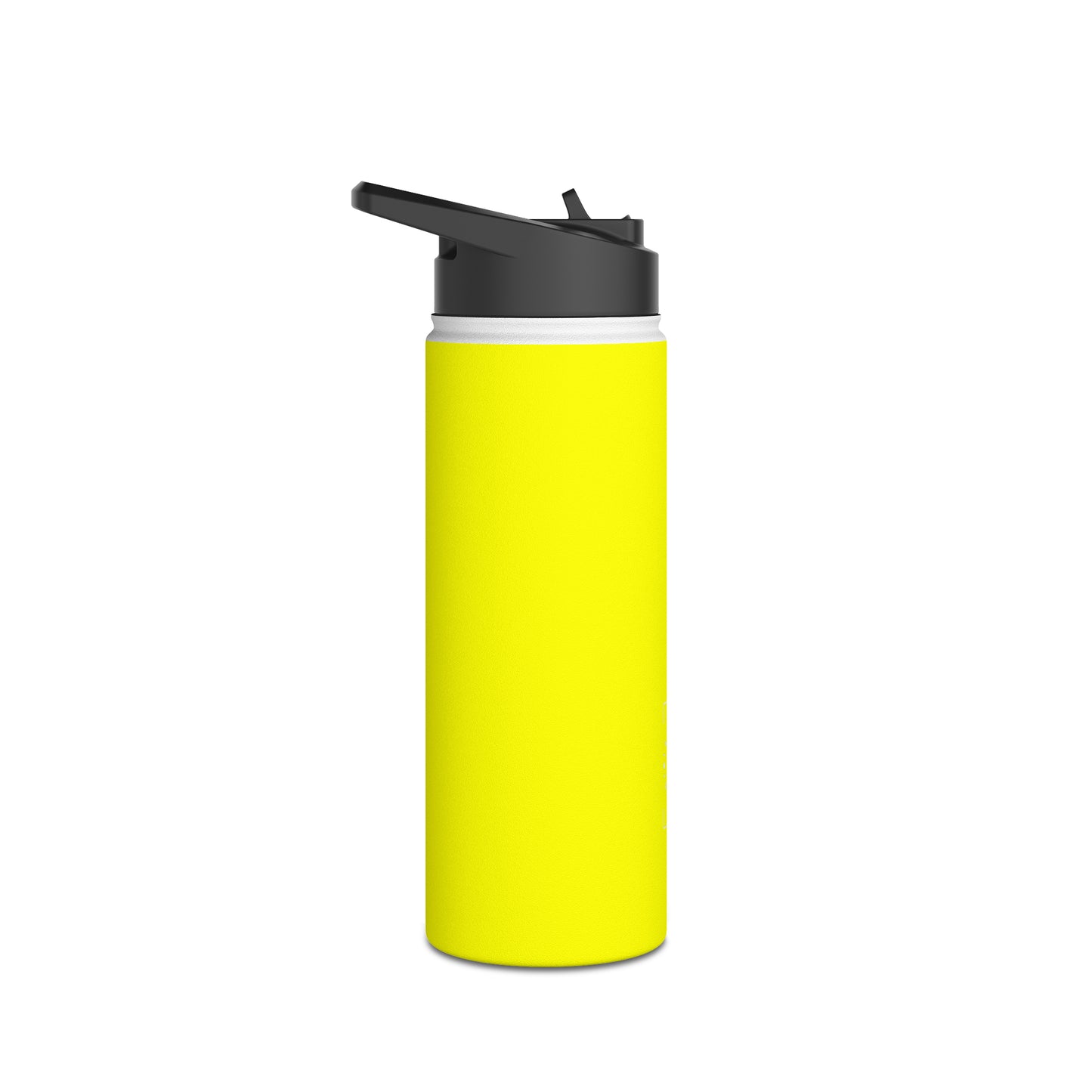 Neon Yellow FFFF00 - Water Bottle