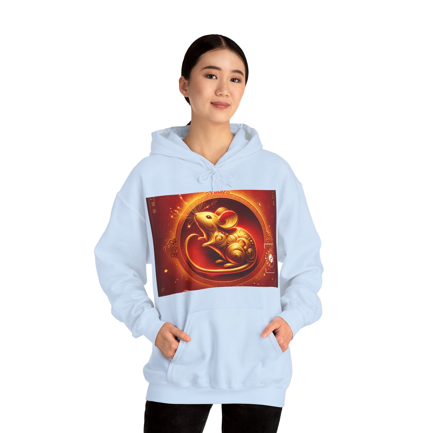 "Golden Emissary: A Lunar New Year's Tribute" - Hoodie