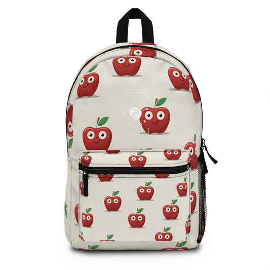 #E9E7DA Ivory + Apple - Backpack