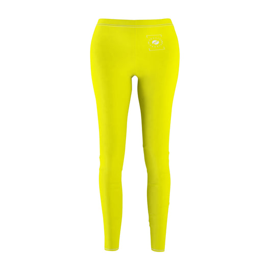Neon Yellow FFFF00 - Casual Leggings