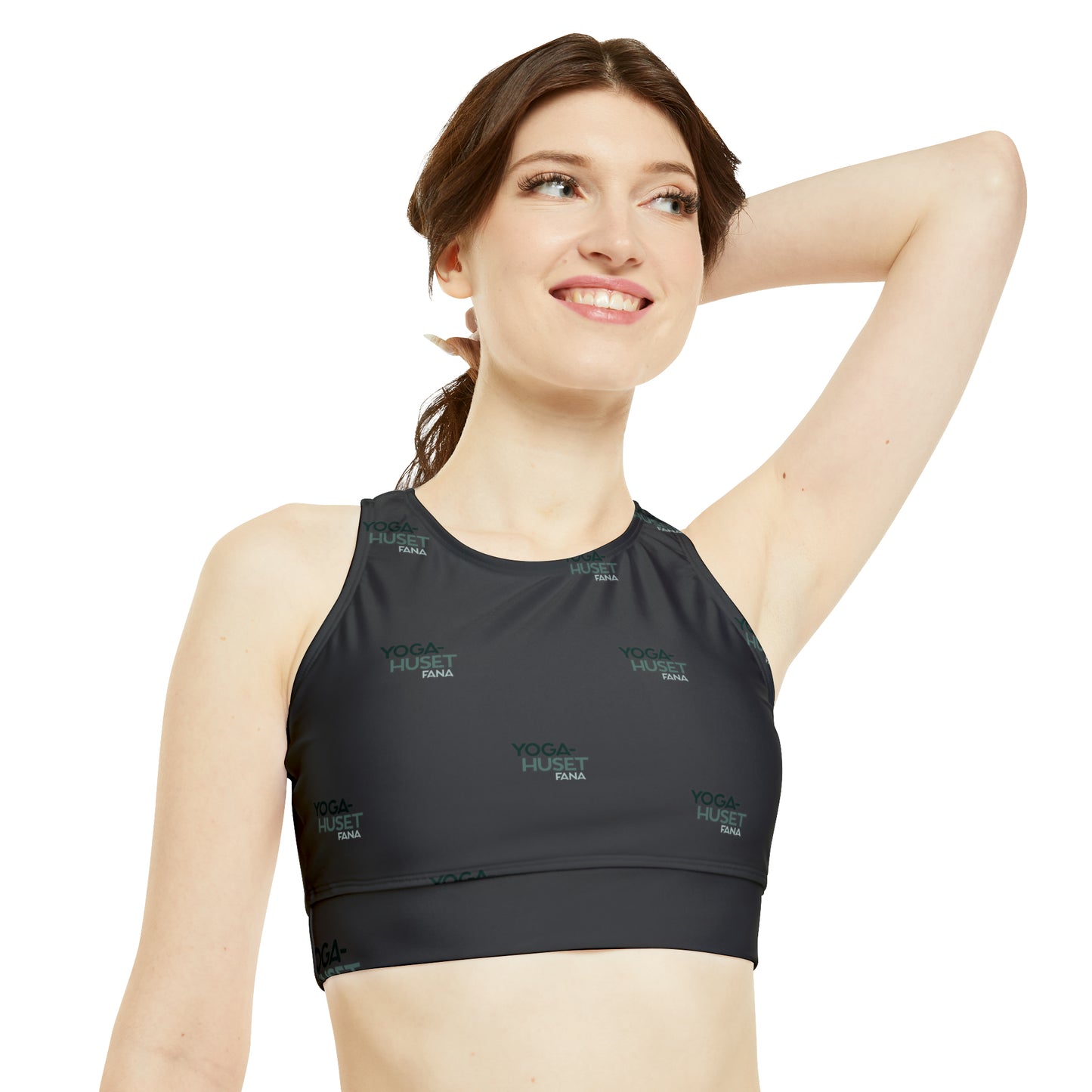 Yoga Huset Fana Collab 01 - High Neck Crop Top