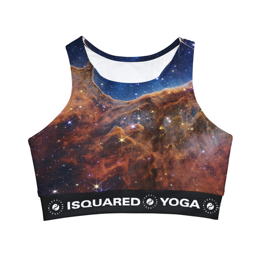“Cosmic Cliffs” in the Carina Nebula (NIRCam Image) - JWST Collection - High Neck Crop Top