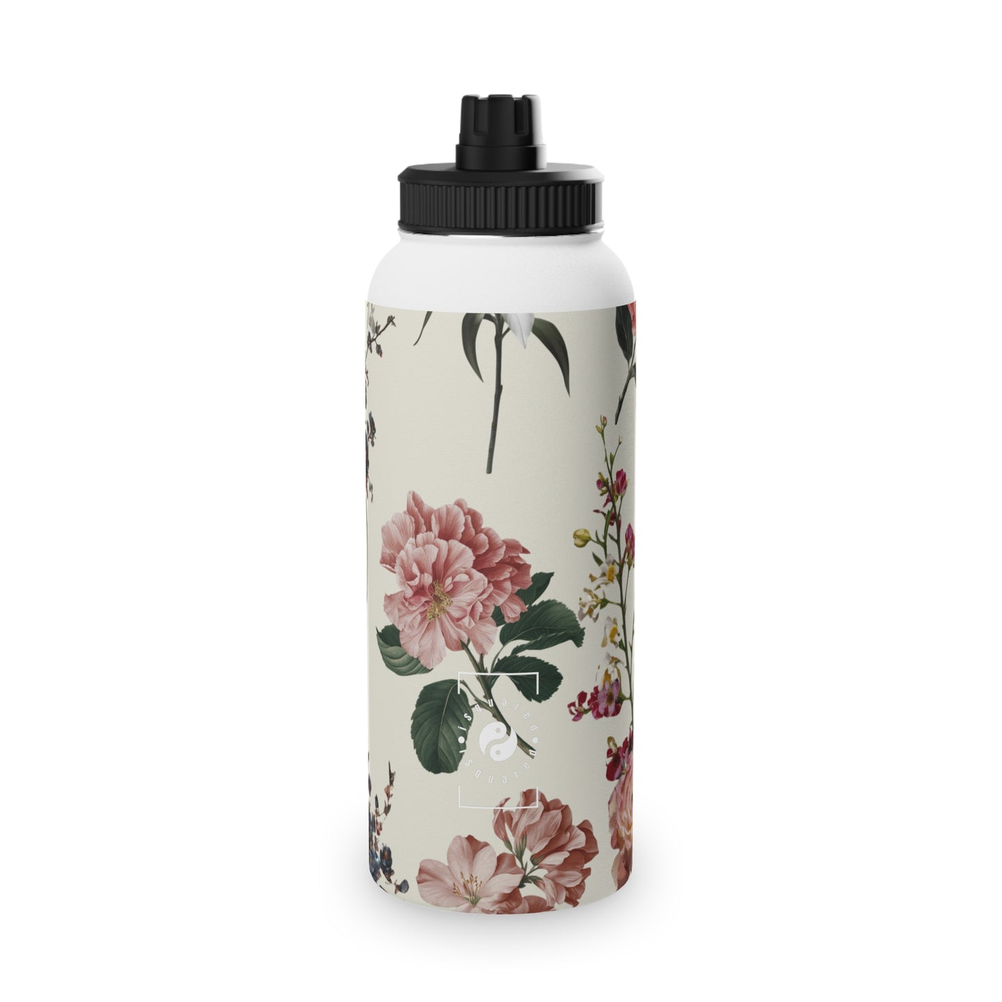 Botanicals on Beige - Sports Water Bottle