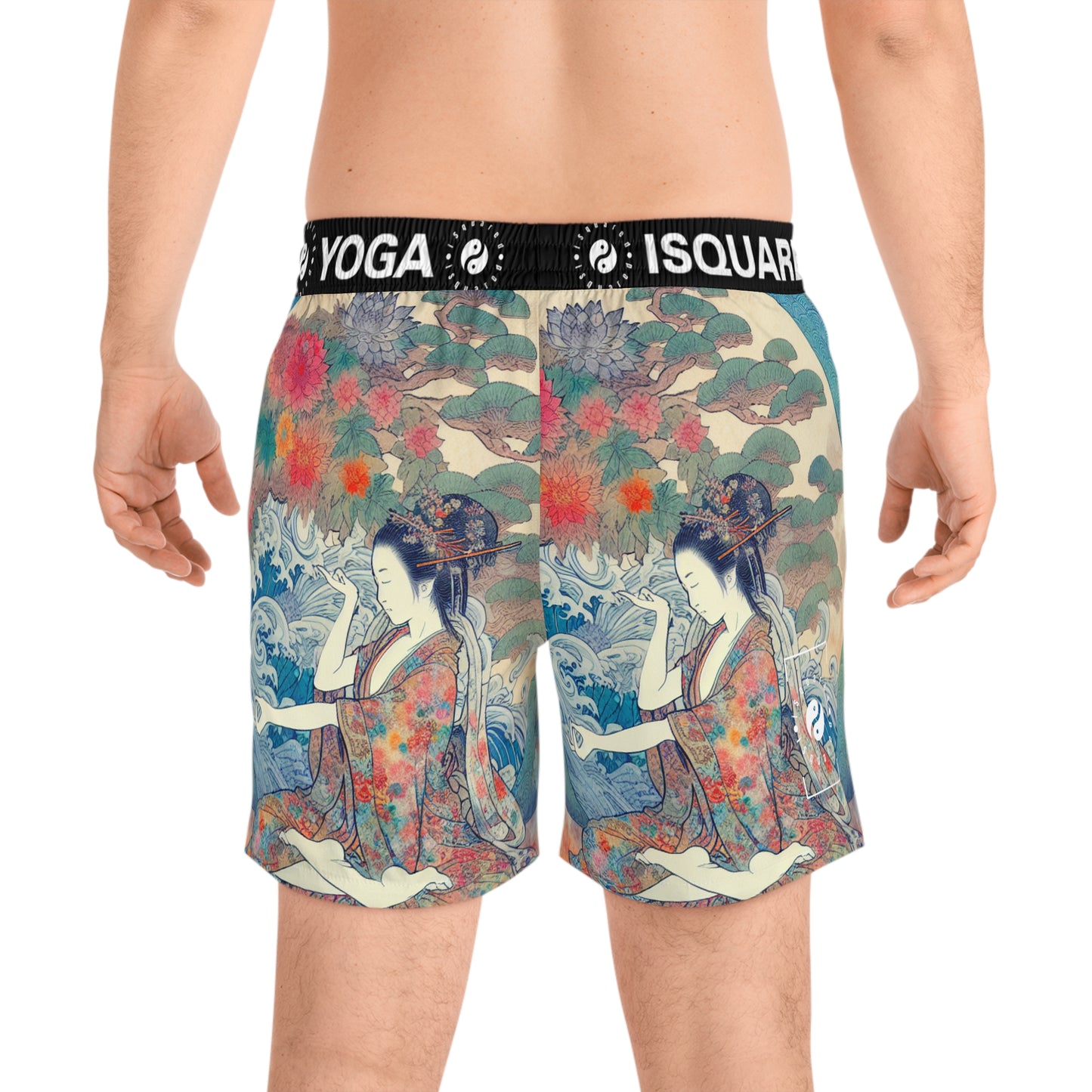 Zen No Kimochi - Swim Shorts (Mid-Length) for Men