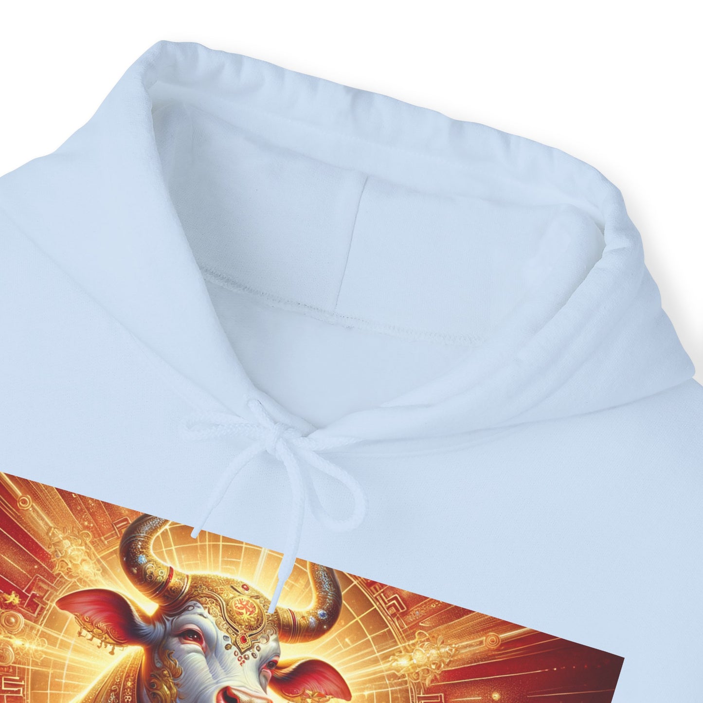 "Golden Euphoria: A Dance of the Divine Bovine" - Hoodie