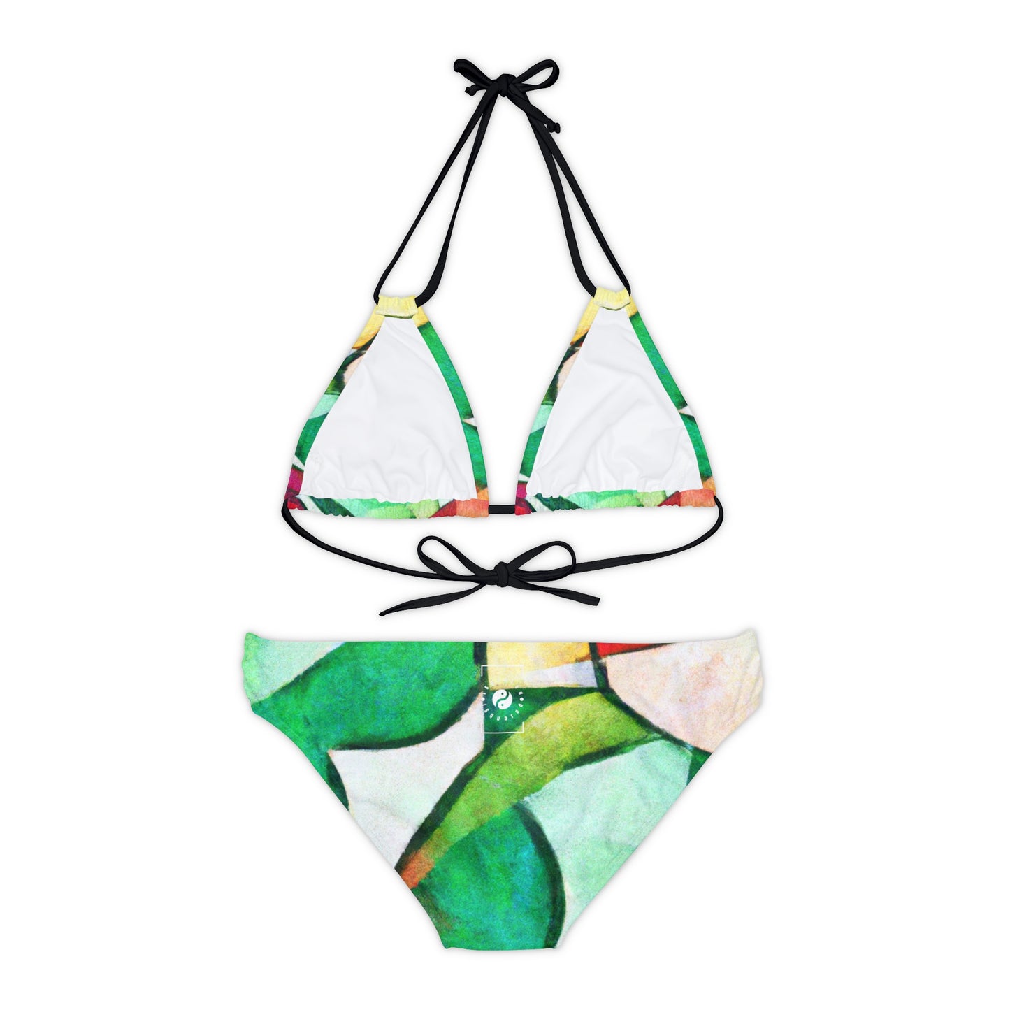 "Chromatic Arcadia" - Lace-up Bikini Set